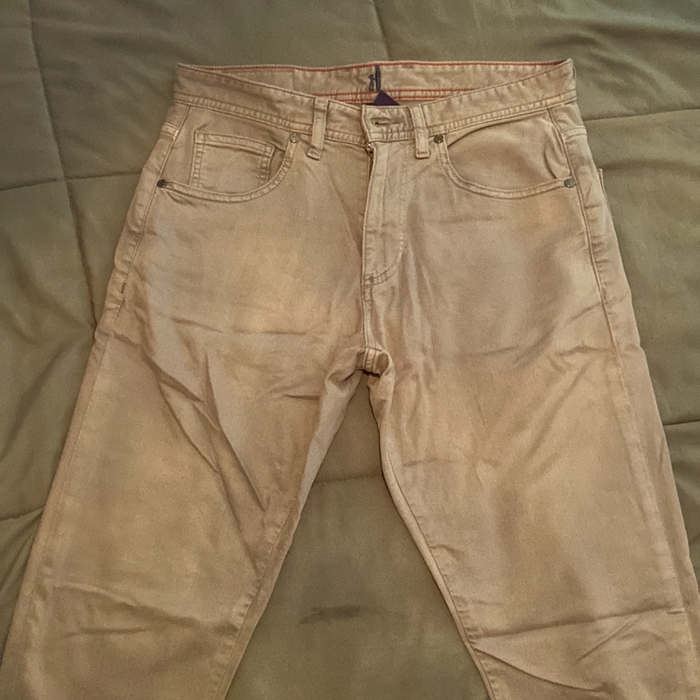 Johnnie-O Men’s 5-Pocket Pants- Light Grey- Size 30x32.